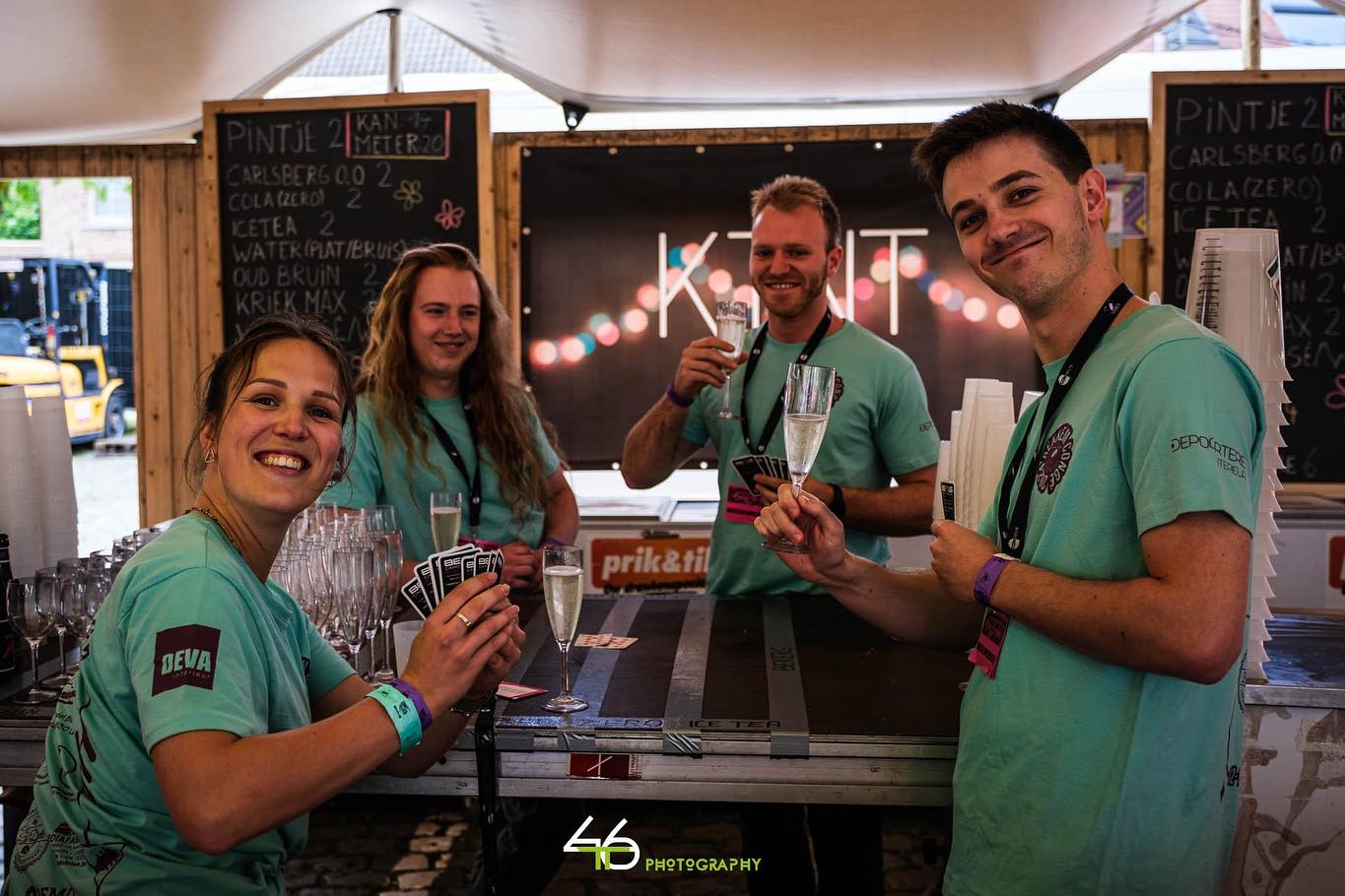 foto van vrijwillgers op het festival Rekkem Conge in Rekkem