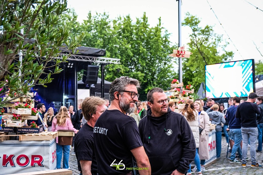 foto van vrijwillgers op het festival Rekkem Conge in Rekkem
